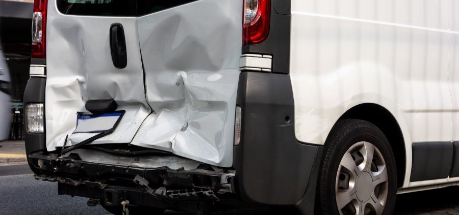 Report an accident while driving a car